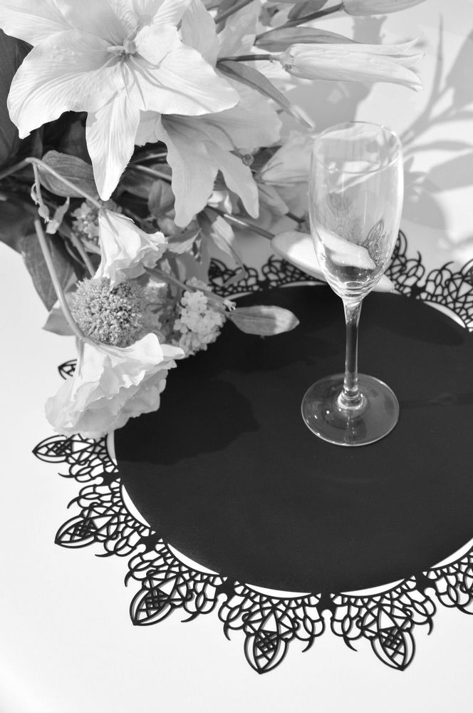 Table mat - Lace pattern table mat - KIRIORI