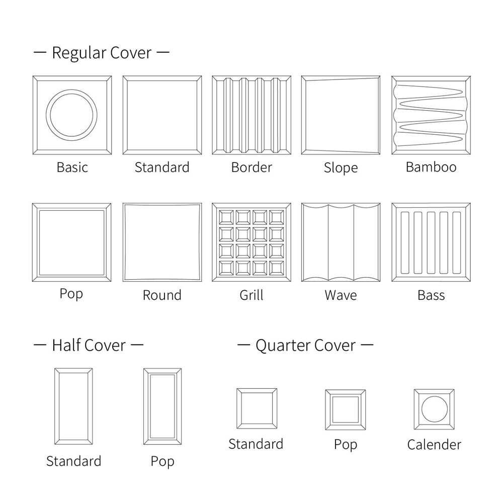 Revêtements muraux - CASSETTE WALL & CEILING - CASSETTE WALL & CEILING