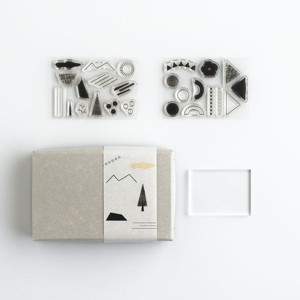 Papeterie bureau - JIZAI Clear stamp - MIZUSHIMA