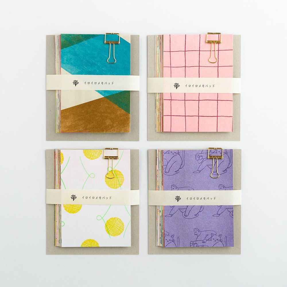 Stationery - IROIRO Memo Pad - MIZUSHIMA