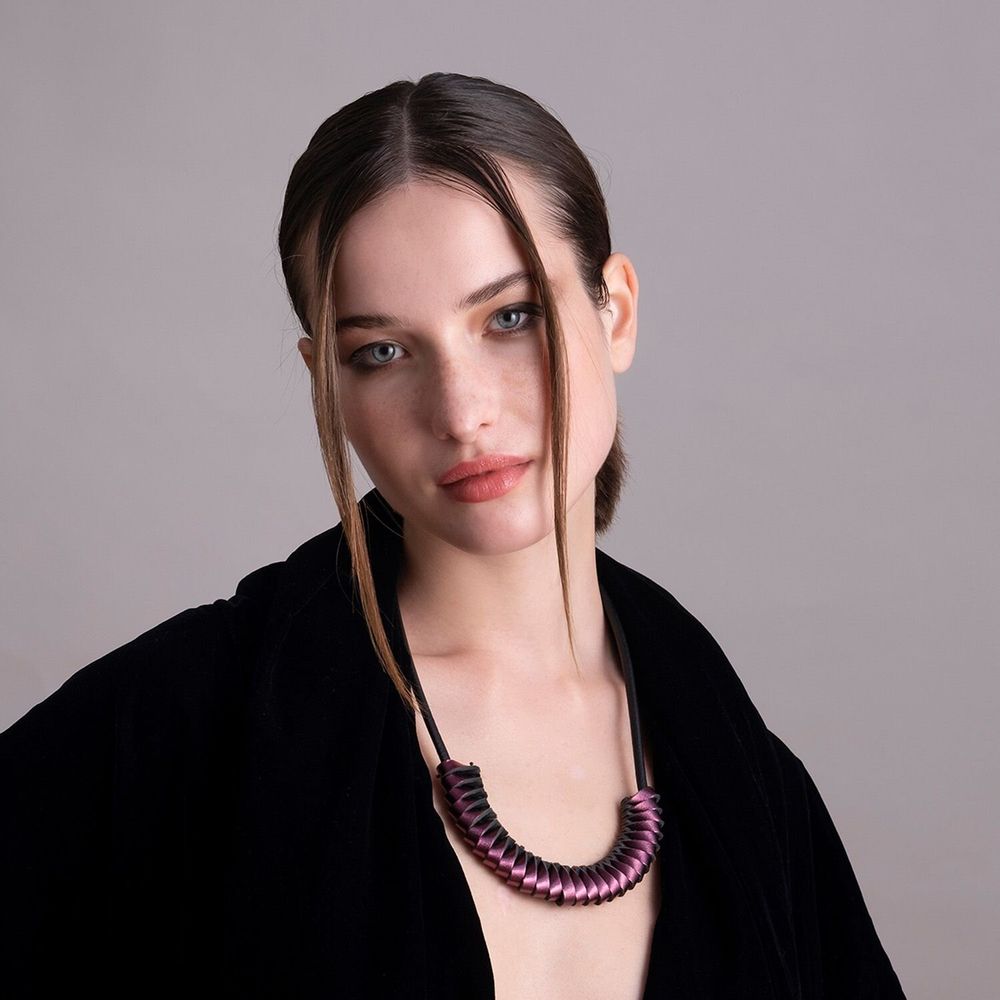 Leather goods - Half-flux Necklace Large - C.KARAKALPAKI