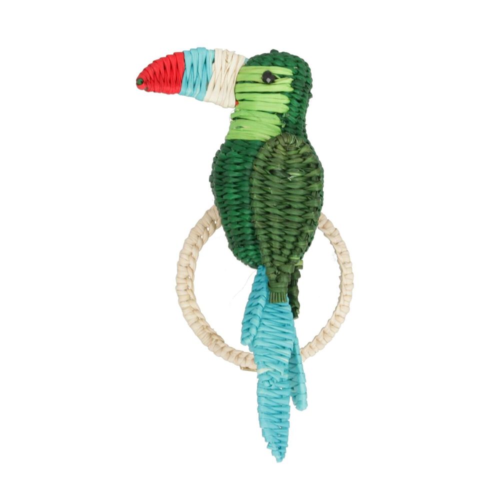 Napkins - Scarlet Toucan Napkin Ring - MERCEDES SALAZAR