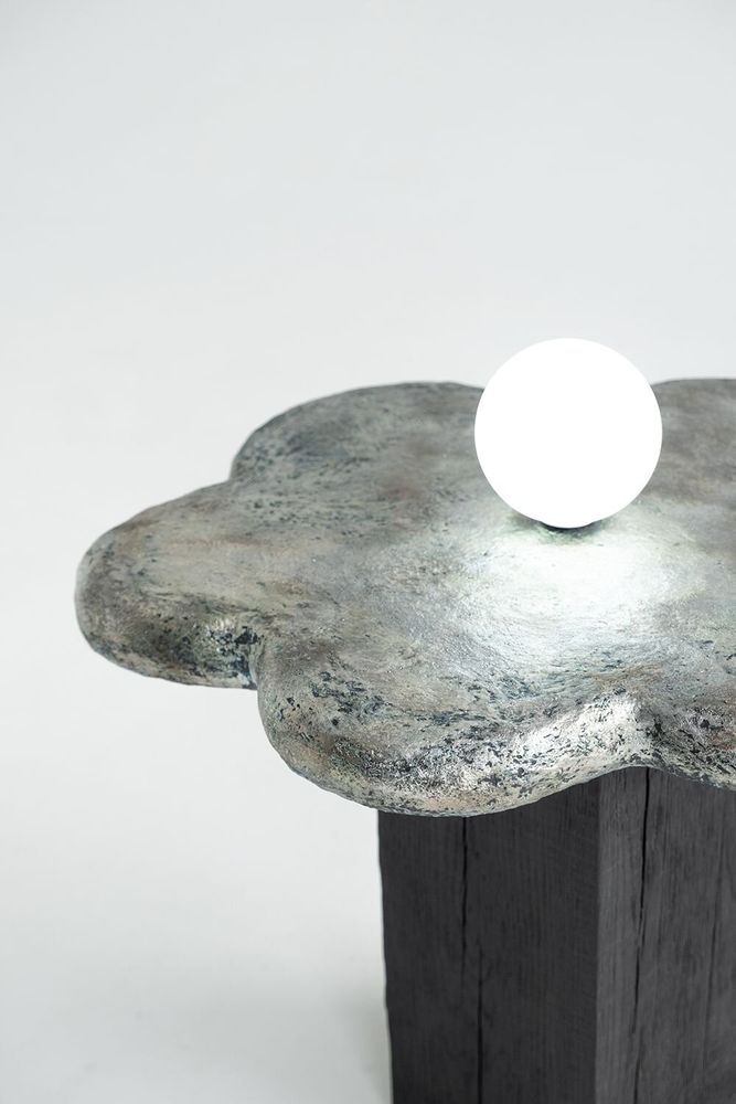 Coffee tables - Kvit — Sculptural Coffee Table with Integrated Light - PLETOSTUDIO