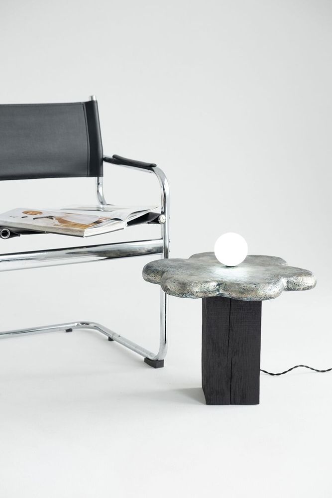 Coffee tables - Kvit — Sculptural Coffee Table with Integrated Light - PLETOSTUDIO