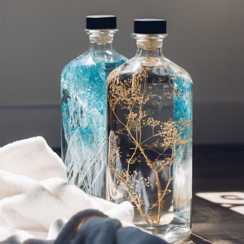 Gifts - Theophile's Herbarium — Monstera XL - Plant immersed in a bottle - THEOPHILE BERTHON