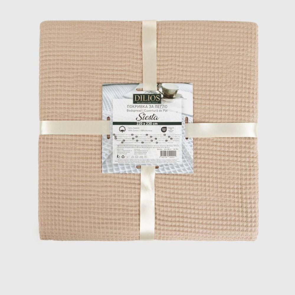 Throw blankets - Bedspread SIESTA 160X230cm, Beige - DILIOS