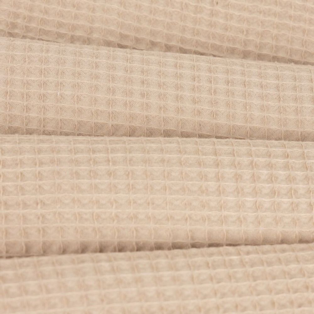 Plaids - Couvre-lit SIESTA, 220x230cm, Beige - DILIOS