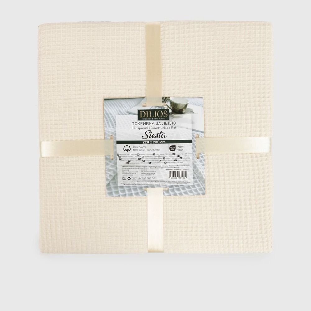 Throw blankets - Bedspread SIESTA 160X230cm, Ecru - DILIOS