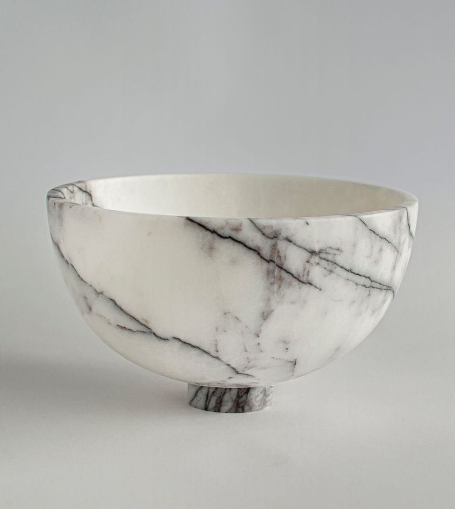 Plats et saladiers - LILAC MARBLE FRUIT BOWL - KIWANO CONCEPT