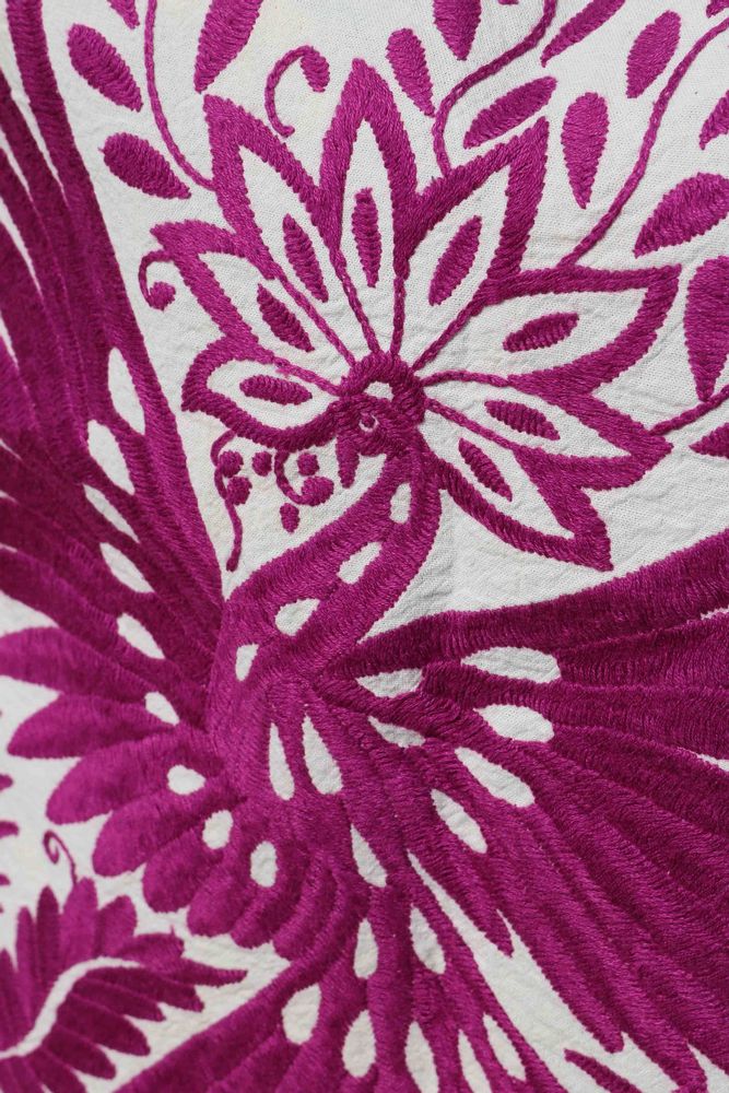 Fabric cushions - Mexican embroidered cushions - Tenangos - P.I. PROJECT