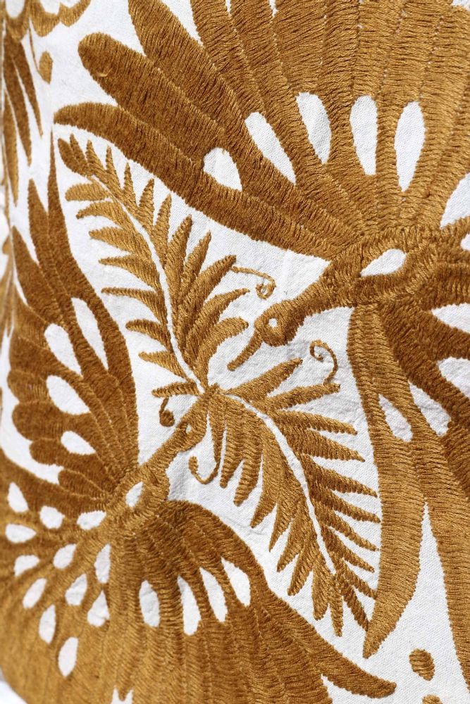 Fabric cushions - Mexican embroidered cushions - Tenangos - P.I. PROJECT