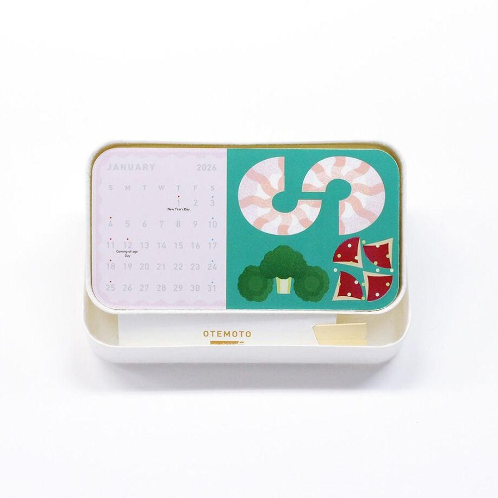 Cadeaux - BENTO CALENDAR 2026 × Masahiro Kasahara - ICHIKUDO