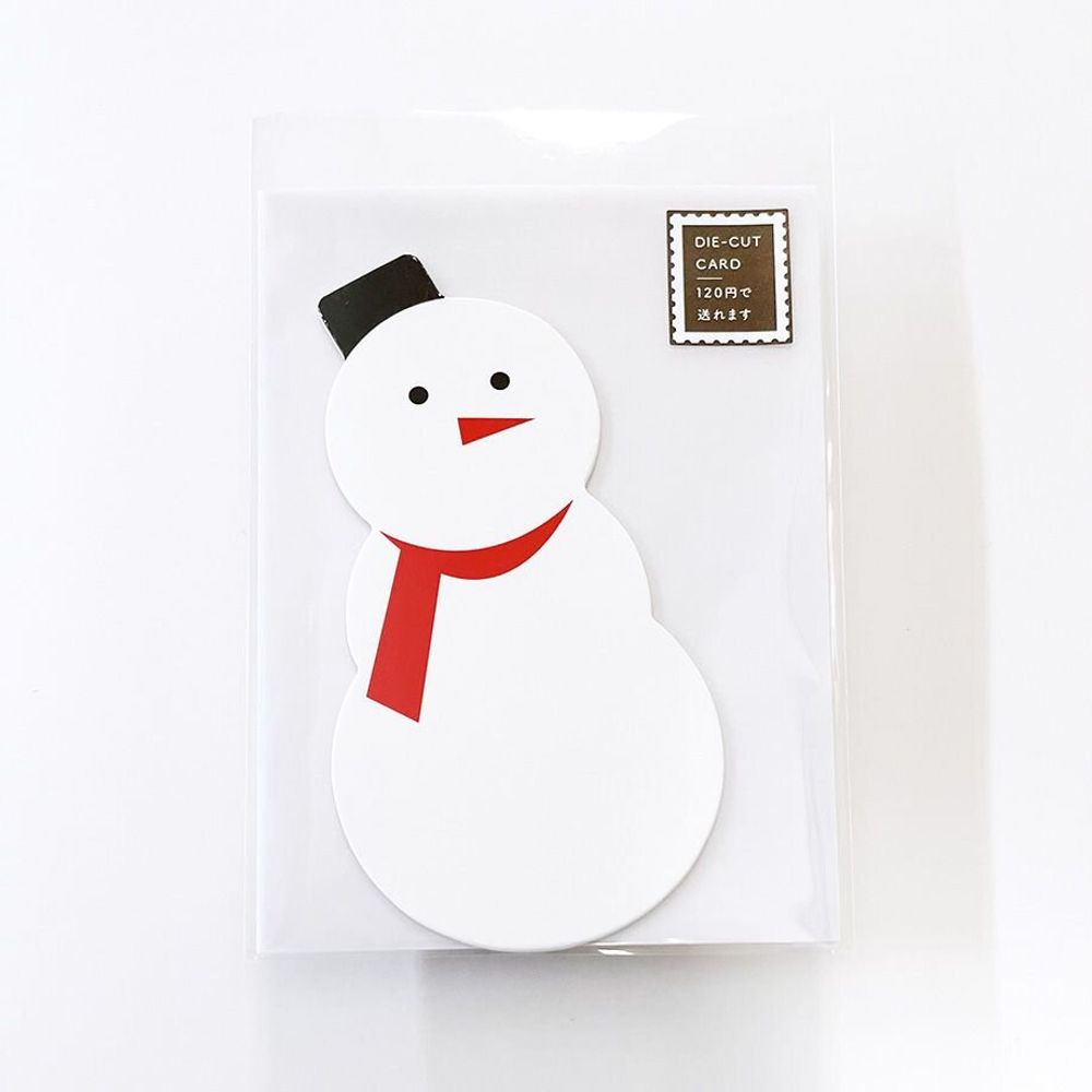 Carterie - Die-cut card Christmas series (※Avec enveloppe) - ICHIKUDO
