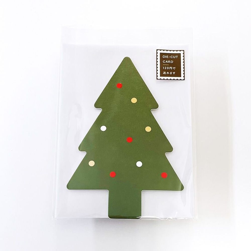 Carterie - Die-cut card Christmas series (※Avec enveloppe) - ICHIKUDO
