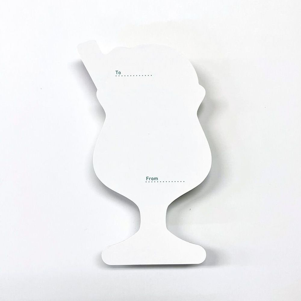 Carterie - Die-cut card Pure coffee shop series(※Avec enveloppe) - ICHIKUDO