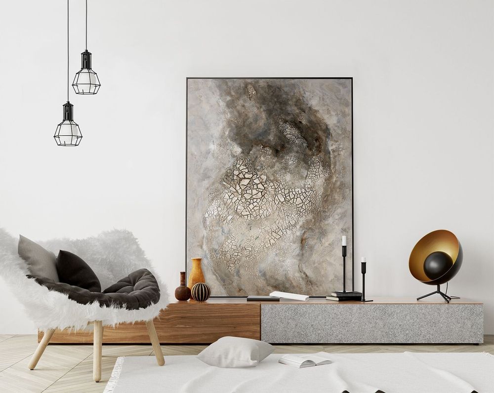 Services - 'Corfú' - Œuvre originale - 130x170cm - PERSPECTIVA 10