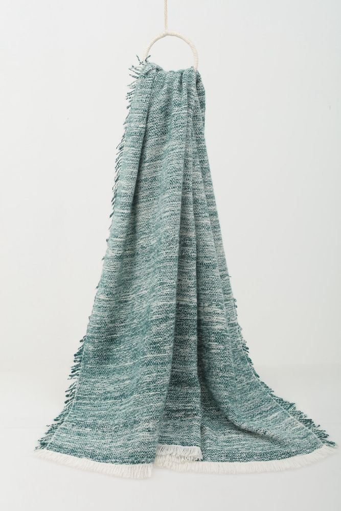 Plaids - Tibetan Cashmere Hand-Spun Pulu Art Cape Blanket - SANDRIVER CASHMERE