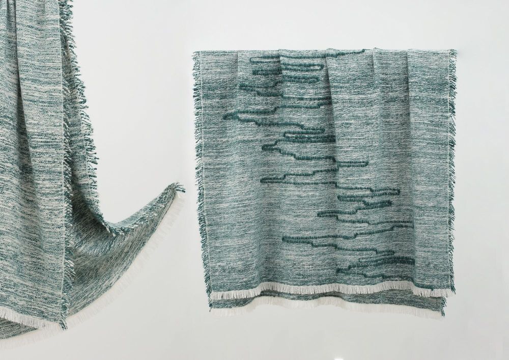 Plaids - Tibetan Cashmere Hand-Spun Pulu Art Cape Blanket - SANDRIVER CASHMERE