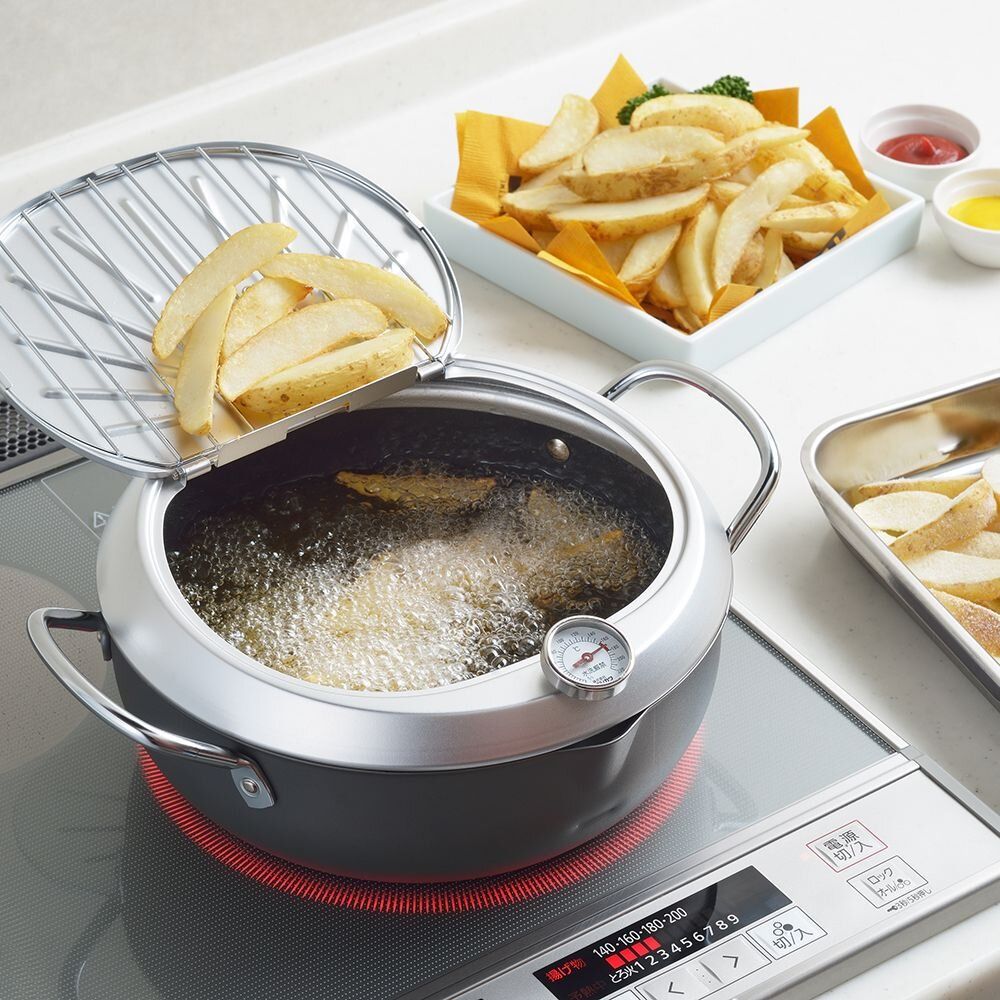 Kitchen utensils - GOGI 24cm tempura casserole/YOSHIKAWA - YOSHIKAWA