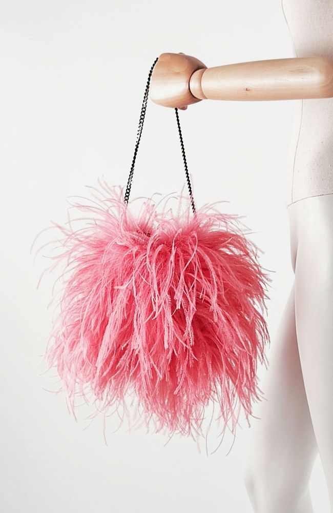 Sacs et cabas - Sac en plume d'autruche véritable - MARCY PLUMASSIER - FEATHERS