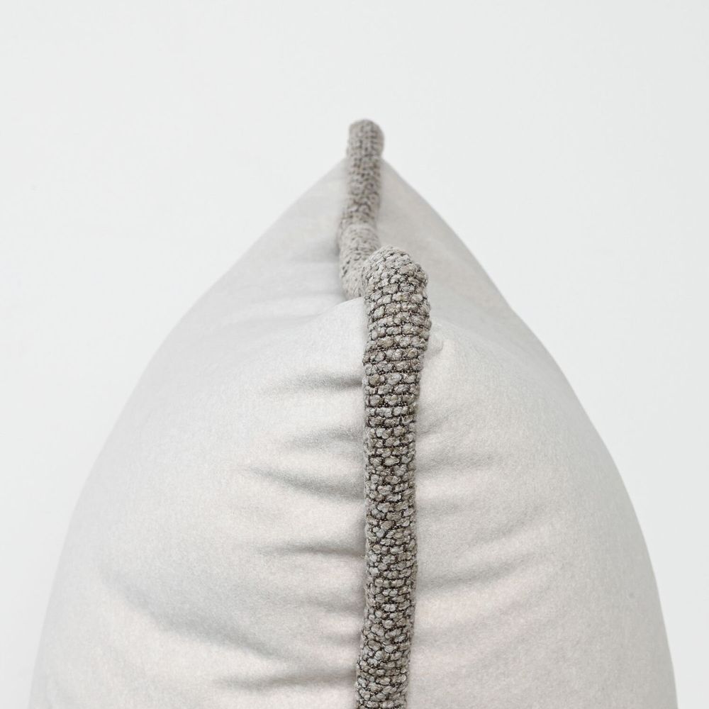 Fabric cushions - Cappuccino Felt Cushion - Part of the Dune Cushion Collection - DARCY & DUKE