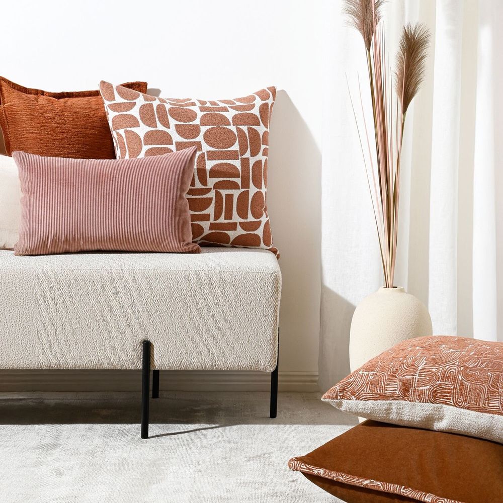Coussins textile - Coussin en tissu Coral Pop - Collection Rusted Earth - DARCY & DUKE