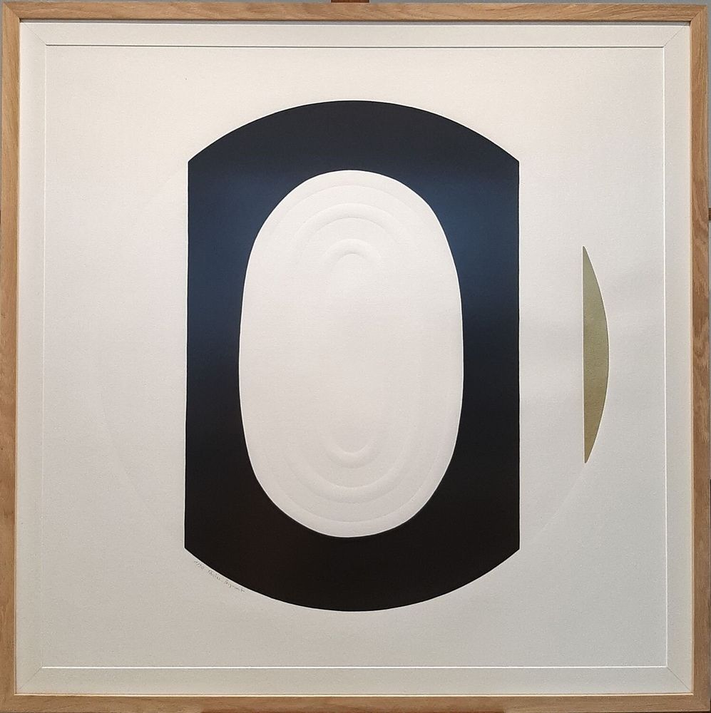 Tableaux - gravure, gaufrage, feuille d'or 120 cm x 120 cm - FOUCHER-POIGNANT