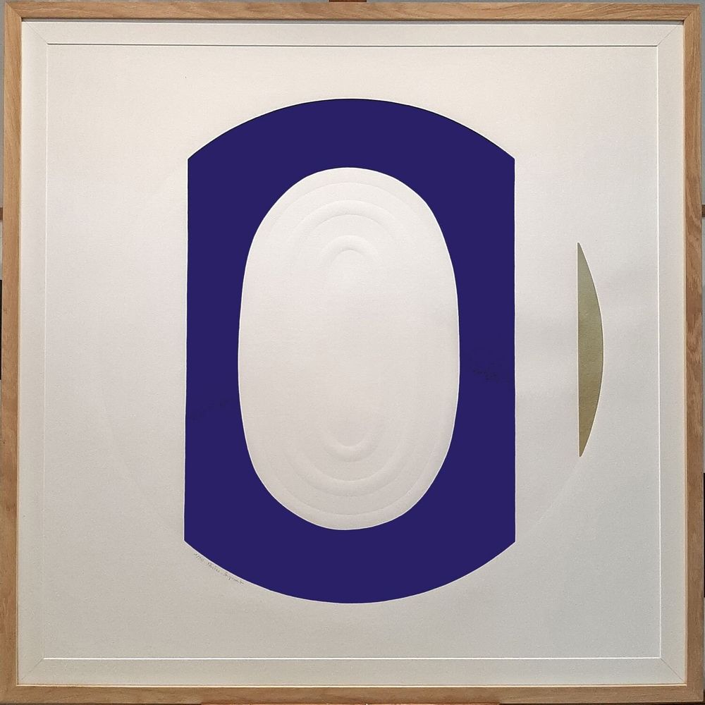 Tableaux - gravure, gaufrage, feuille d'or 120 cm x 120 cm - FOUCHER-POIGNANT