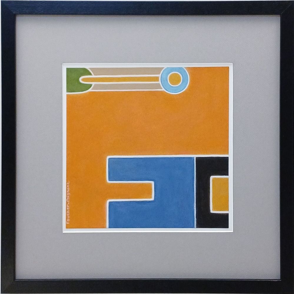 Tableaux - Peintures originales,  gravures avec gaufrage et dorure, - FOUCHER-POIGNANT