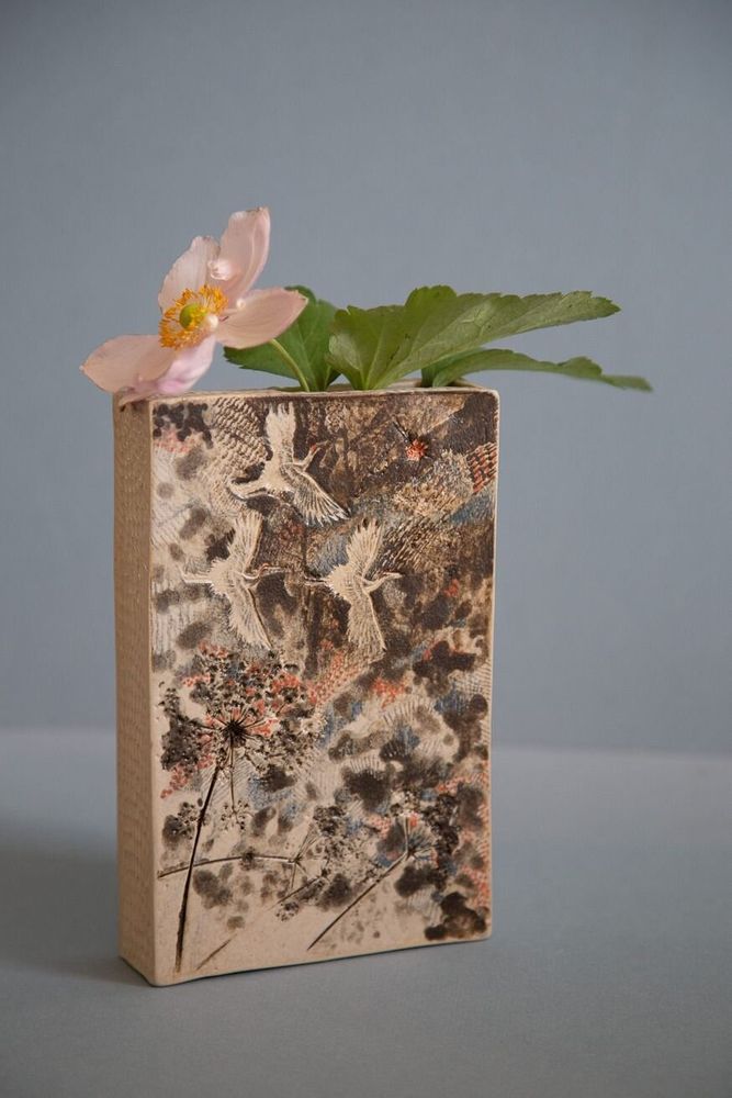 Ceramic - The Estampe vase - TERRES DE SONGES