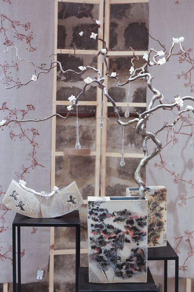 Ceramic - The Estampe vase - TERRES DE SONGES