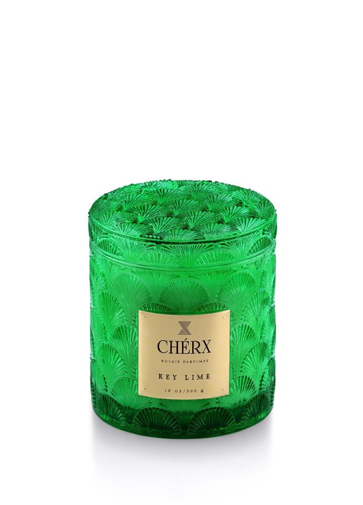 Candles - Key Lime Glass Jar Candle - CHÉRX