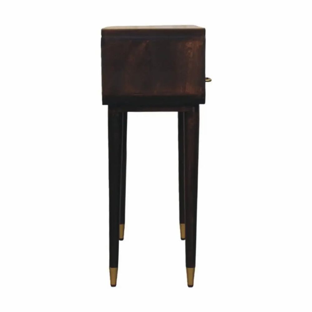 Consoles - Artisan Furniture Bureau Console Apollo Loop, 2 Tiroirs, 1 Fente Ouverte, Marron Foncé - ARTISAN FURNITURE