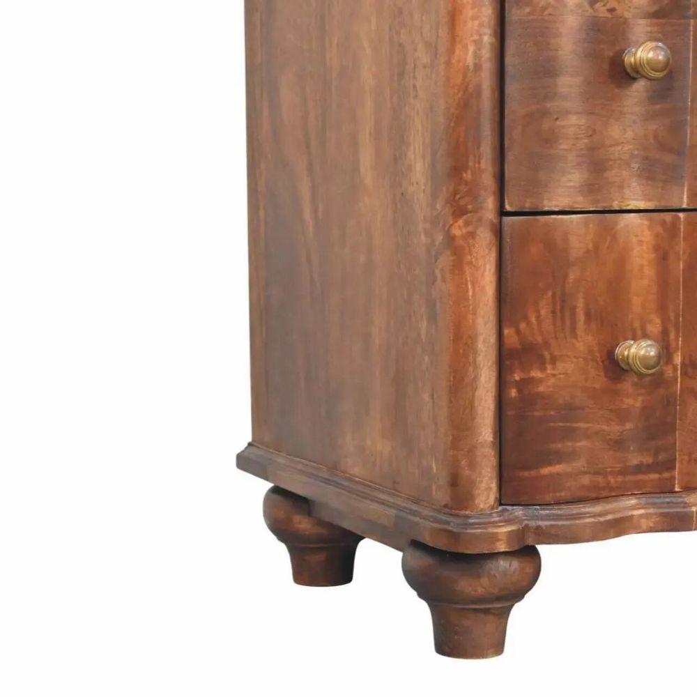 Chests of drawers - Artisan Furniture Solid Wood Camille Chest, 3 Drawers, Brown - ARTISAN FURNITURE