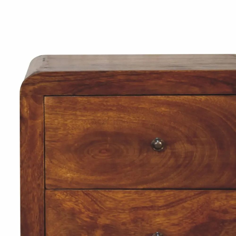 Chiffonniers - Artisan Furniture Commode Haute Aspen en Bois Massif, 5 Tiroirs avec Pieds, Marron - ARTISAN FURNITURE