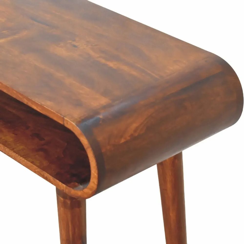 Consoles - Artisan Furniture Console Amaya Style Nordique, Fente Ouverte, Marron Foncé - ARTISAN FURNITURE