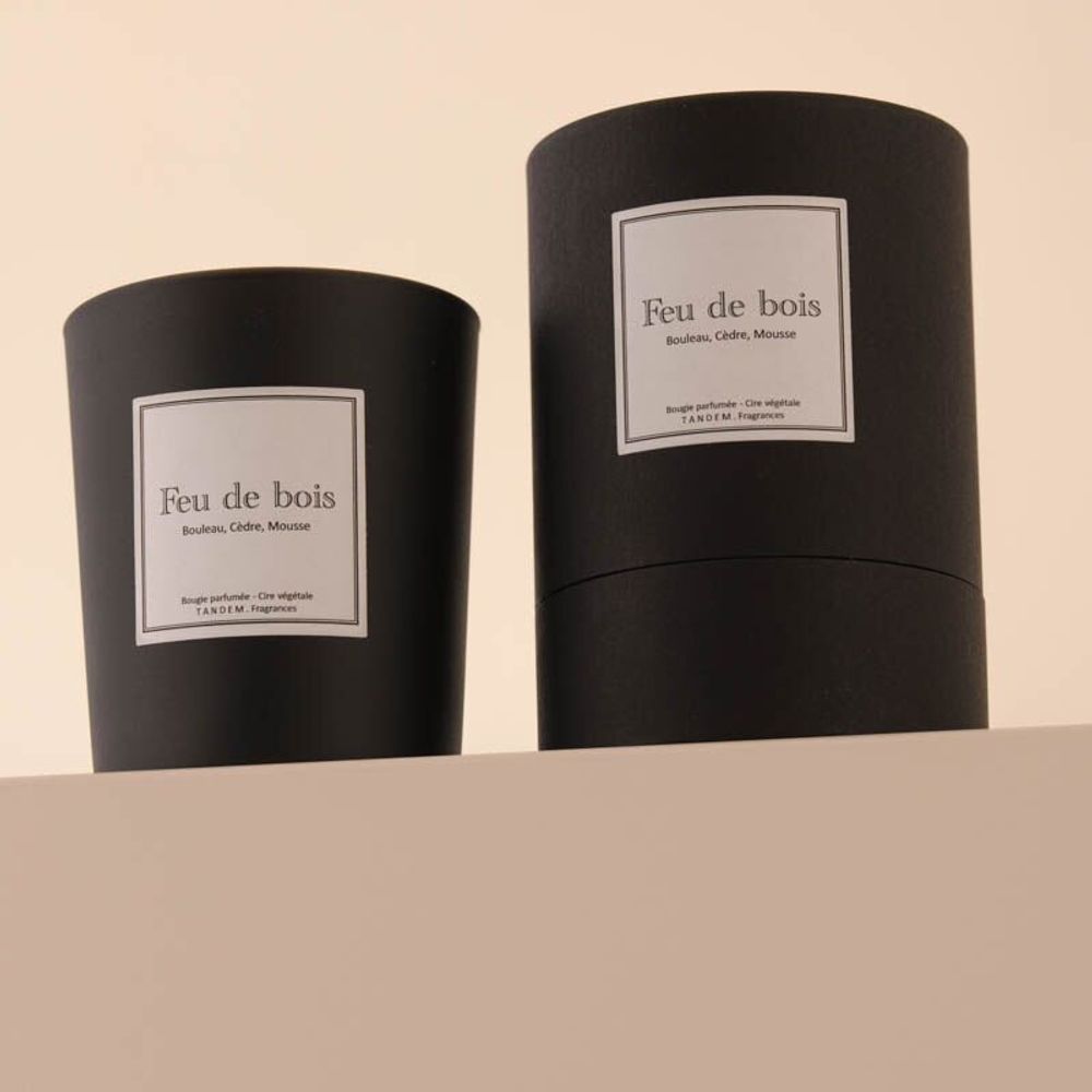 Candles - Wood Fire Scented Candle - TANDEM FRAGRANCES