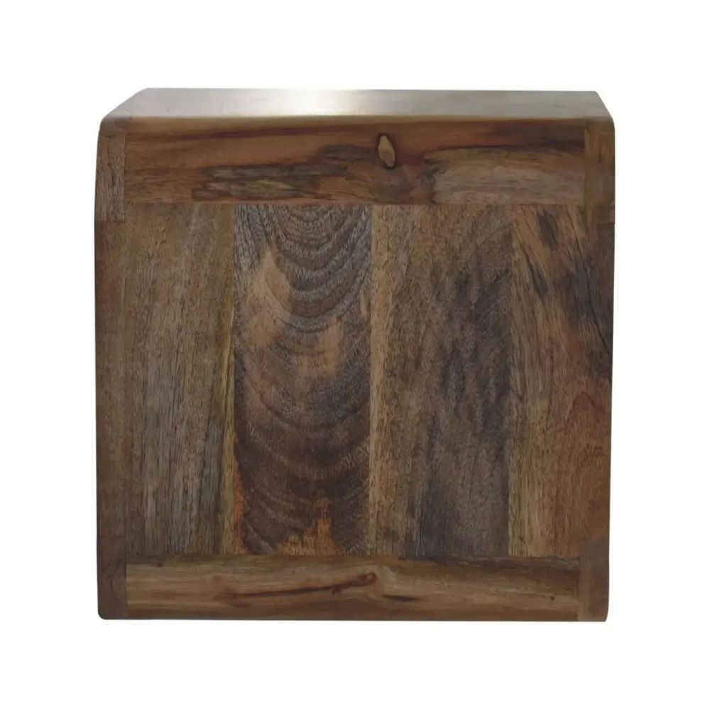 Tables de nuit - Artisan Furniture en bois massif Chêne clair Suspendu Table de chevet, Niche ouverte, Marron Clair - ARTISAN FURNITURE