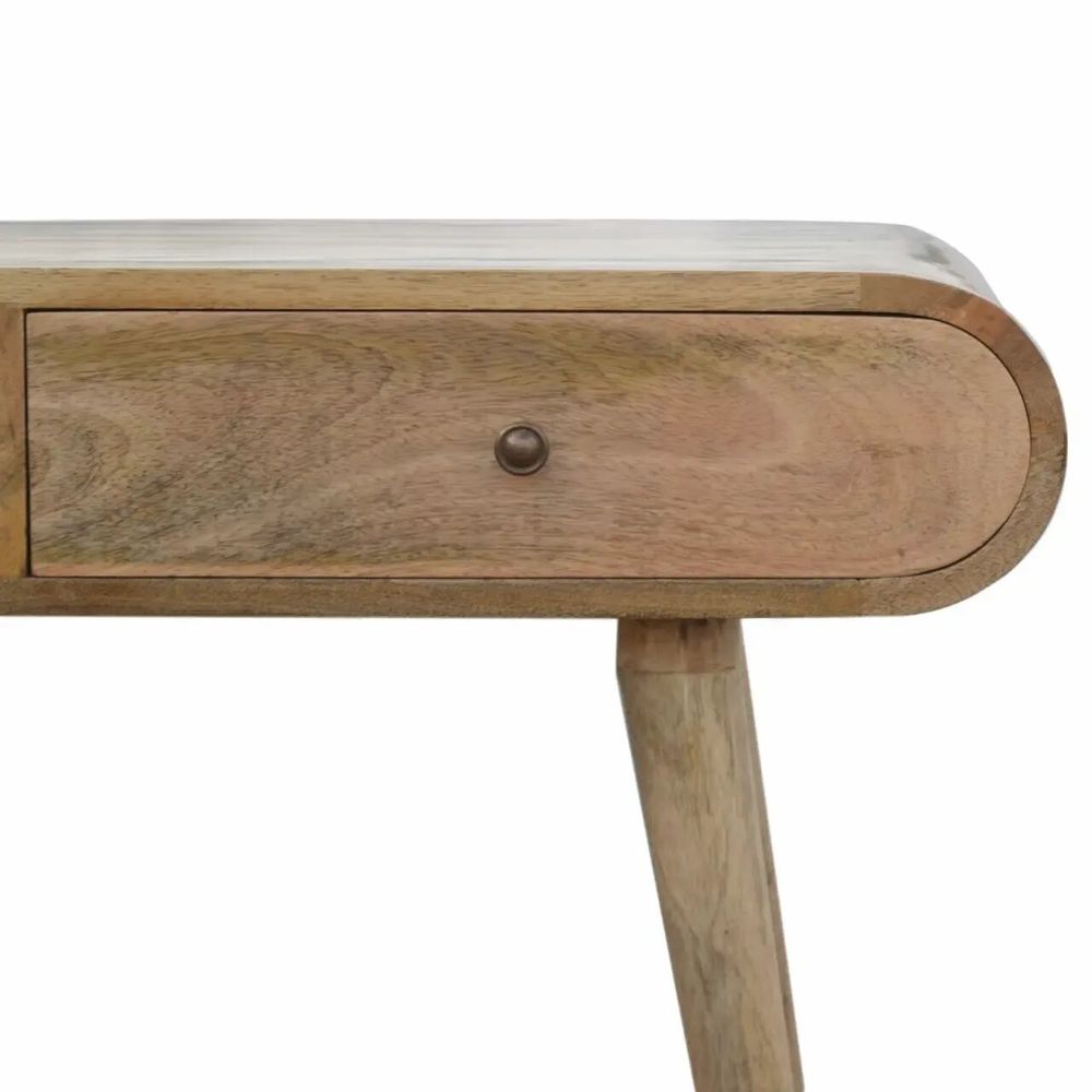 Consoles - Artisan Furniture en bois massif Londres Console, 2 Tiroirs, Beige - ARTISAN FURNITURE