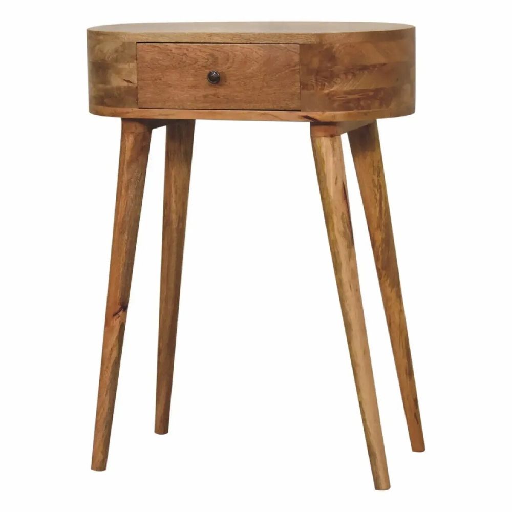 Consoles - Artisan Furniture en bois massif Mini Albion Chêne clair Console, 1 Tiroir, Beige - ARTISAN FURNITURE