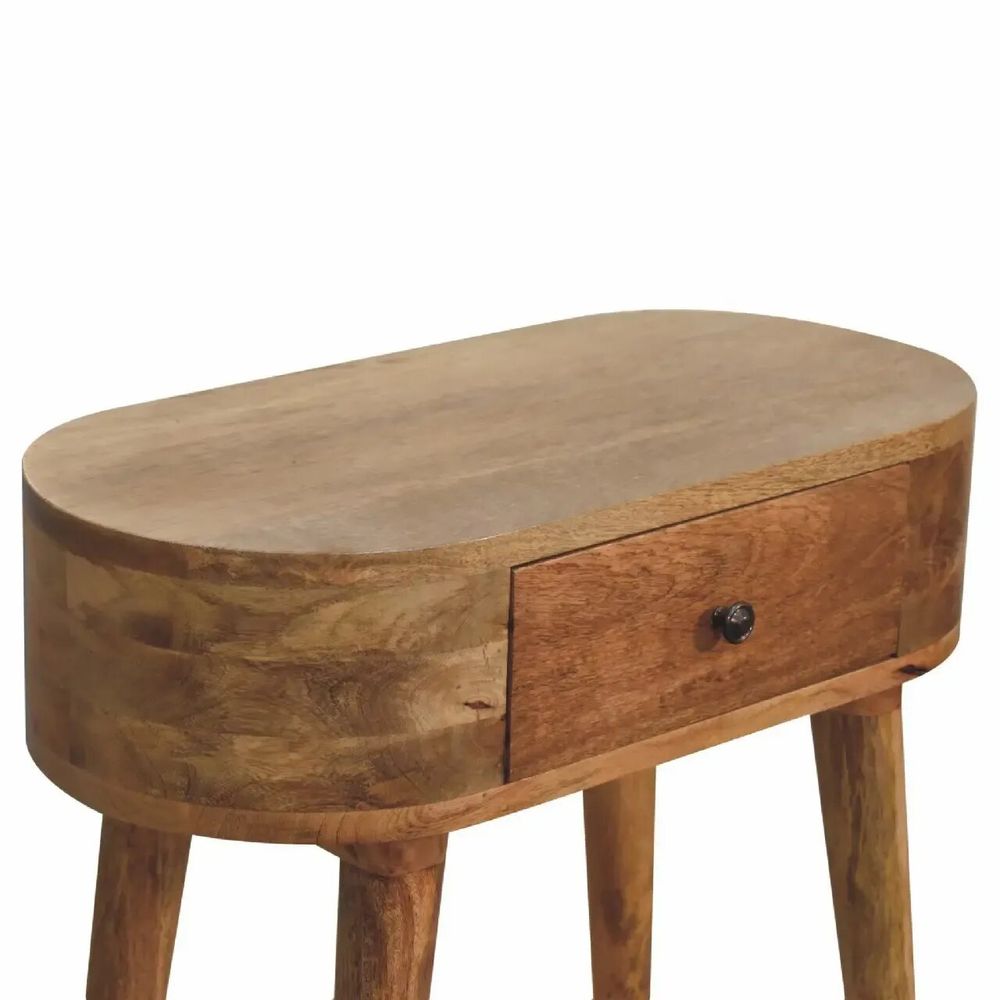 Consoles - Artisan Furniture en bois massif Mini Albion Chêne clair Console, 1 Tiroir, Beige - ARTISAN FURNITURE