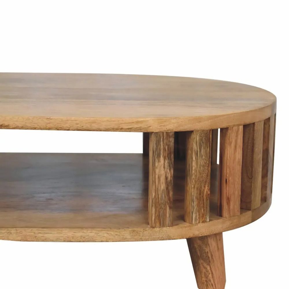 Tables basses - Artisan Furniture en bois massif Mini Ariella Table basse, Open Niche, Beige - ARTISAN FURNITURE