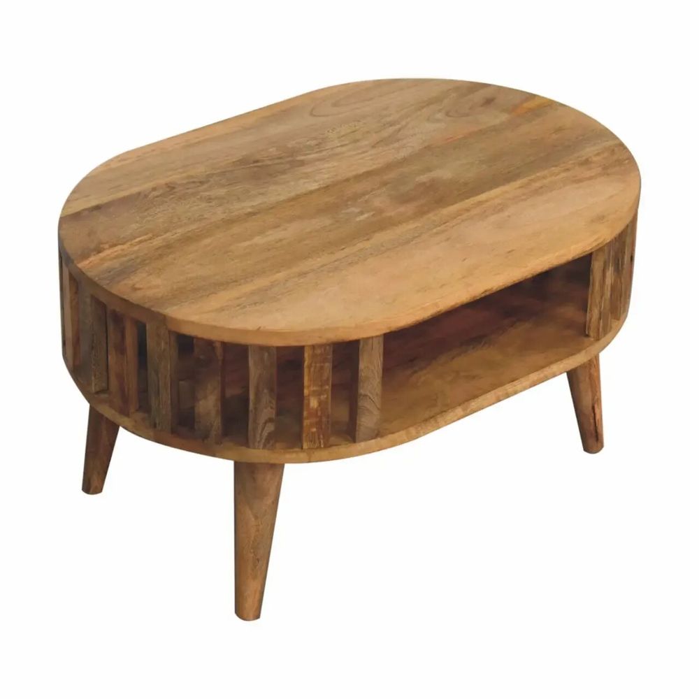 Tables basses - Artisan Furniture en bois massif Mini Ariella Table basse, Open Niche, Beige - ARTISAN FURNITURE
