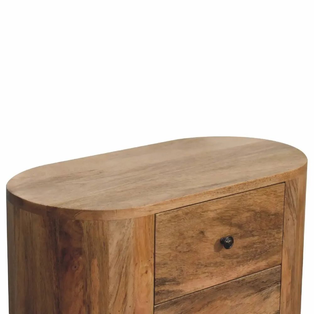 Buffets - Artisan Furniture en bois massif Mini Chêne clair Armoire, 3 Tiroirs, Beige - ARTISAN FURNITURE