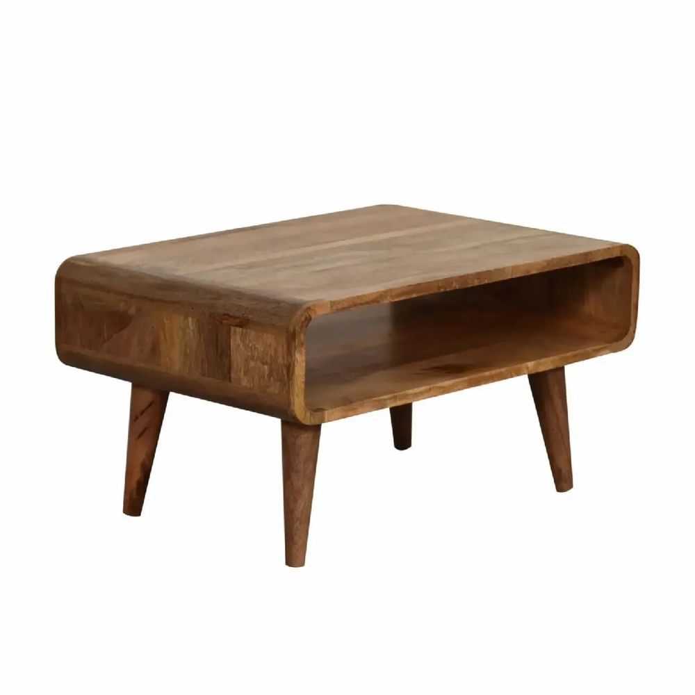 Meubles TV - Artisan Furniture en bois massif Ouvert Chêne clair Meuble TV, 1 Niche ouverte, Marron - ARTISAN FURNITURE