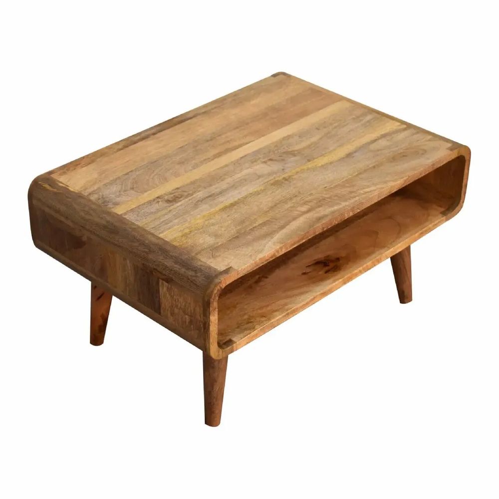 Meubles TV - Artisan Furniture en bois massif Ouvert Chêne clair Meuble TV, 1 Niche ouverte, Marron - ARTISAN FURNITURE