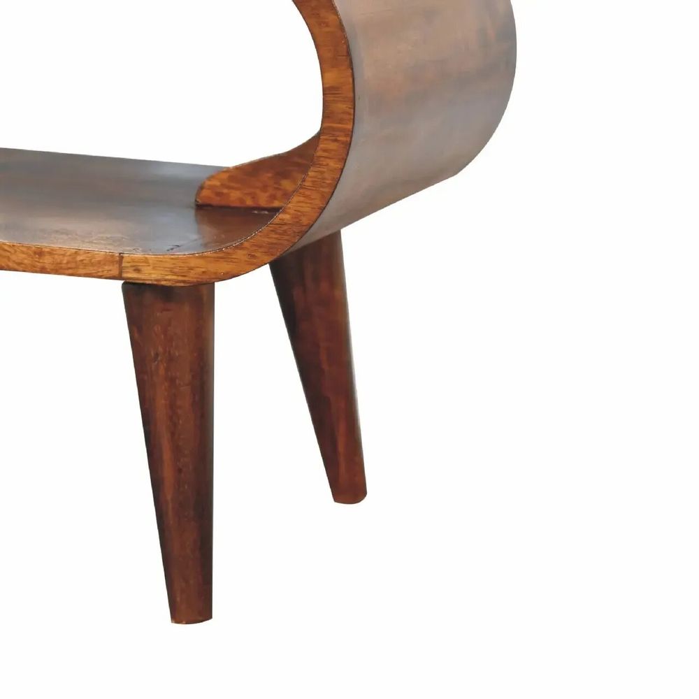 Tables basses - Artisan Furniture Table Basse Amaya Style Nordique, Fente Ouverte, Marron Foncé - ARTISAN FURNITURE