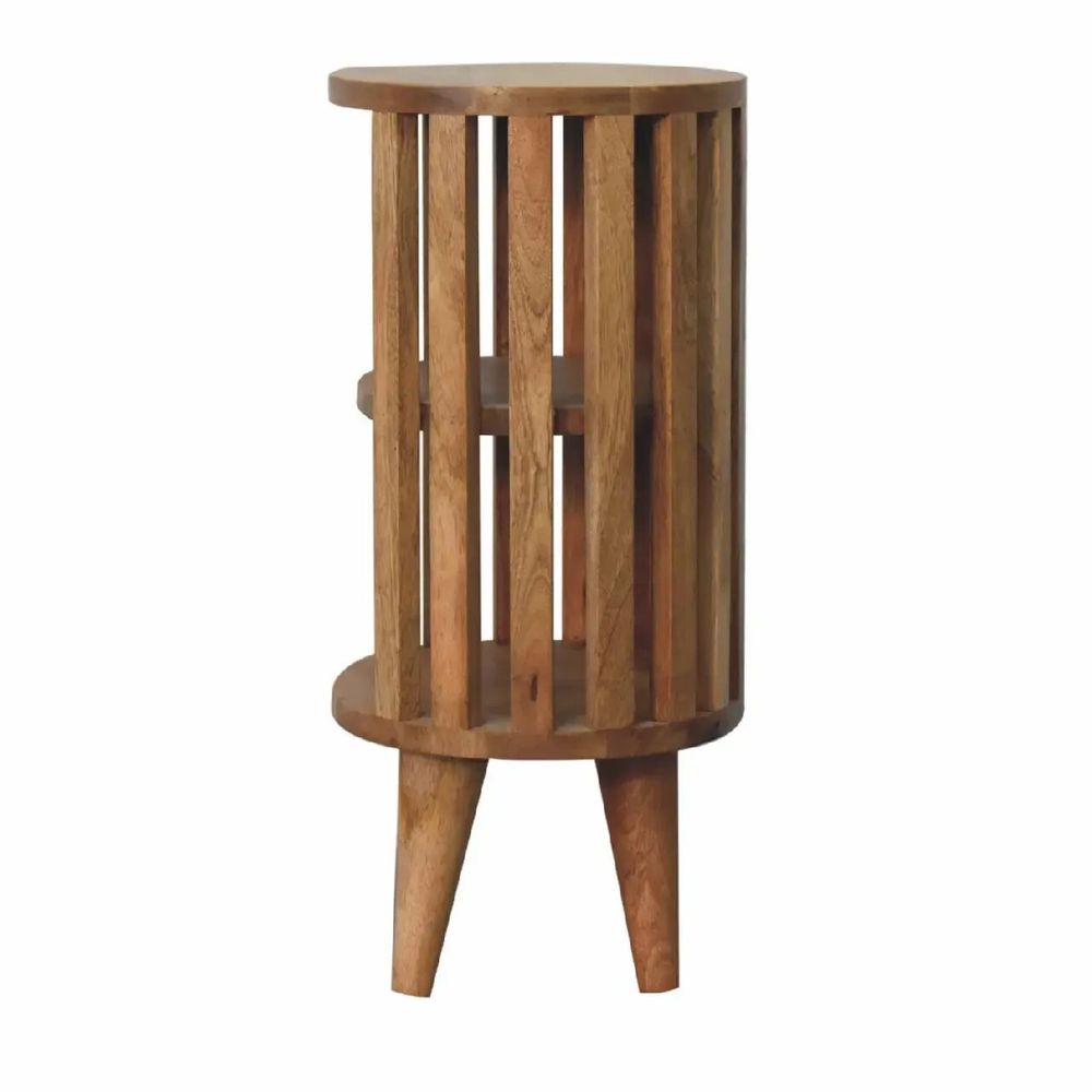 Tables de nuit - Artisan Furniture Table de Chevet Ariella Double Étagère Chêne Clair, Marron - ARTISAN FURNITURE