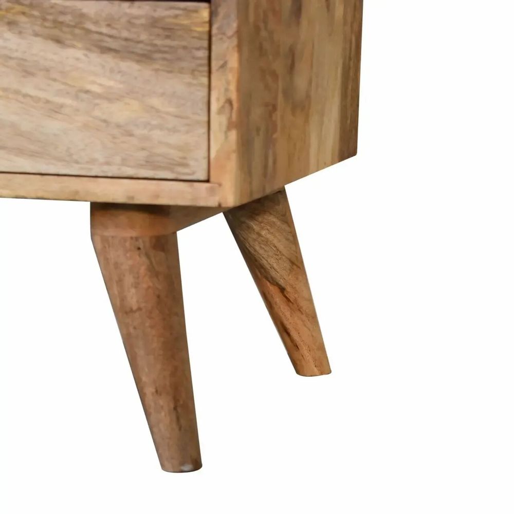 Tables de nuit - Artisan Furniture Table de Nuit Classique Oak-ish, 2 Tiroirs, 1 Fente Ouverte, Marron - ARTISAN FURNITURE