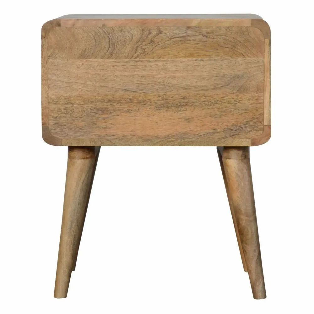 Tables de nuit - Artisan Furniture Table de Nuit Courbe Oak-ish, 2 Tiroirs, Beige - ARTISAN FURNITURE